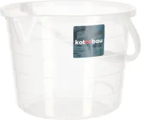 KOTARBAU® Velké průhledné vědro s výlevkou na malování pro zahradu a domácnost 13l