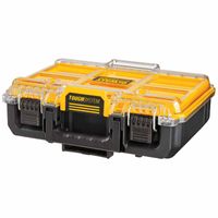 DeWALT Tough-System 2.0 DWST83392-1 Halbformat Organizer, IP54, effiziente Organisation, 127x262x365mm