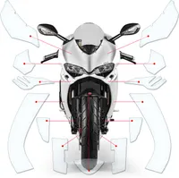 Lackschutzfolie Steinschlagschutz passend für Ducati Panigale 1299 2015-2017