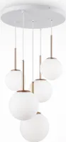 Maytoni Pendelleuchten Basic form Gold, 5xE14, exkl. Leuchtmittel