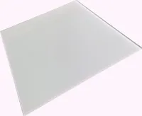 Glasplatte TERRY 75x75cm weiss/milchglas 8mm ESG Glas Glasscheibe