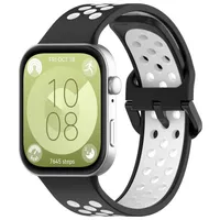 Pro Huawei Watch Fit 4 / 4 Pro / 3 Dvoubarevný silikonový sportovní pásek na ruku