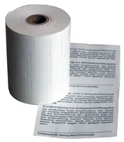 Veit 20990043 Thermorollen für Registrierkassen - 1-fach, 62 x 64 x 12 mm, 50 m