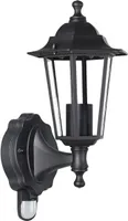 MONZANA® Außenleuchte mit Bewegungsmelder Anthrazit Wetterfest IP44 E27 Laterne Wand Garten Leuchte Lampe Beleuchtung