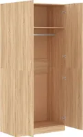 vidaXL Šatníková skriňa Sonoma Dub 90x52x200 cm odvodený výrobok z dreva