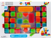KIK Kreativní stavební bloky vafloví ježci 140ks KX5411