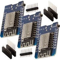 AZ-Delivery Mikrocontroller D1 Mini NodeMcu mit ESP8266-12F WLAN Modul kompatibel mit Arduino, 3x D1 Mini