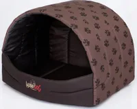 Hobbydog R4 Busjbl6 Psia búda Souffleur Pelech pre psov Pelech pre mačky Miesto na spanie XL Rozmery: 60 x 49 x 42 cm Svetlo hnedá S labkami