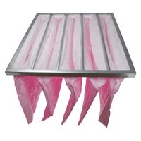 vhbw Taschenfilter für Klima- und Lüftungsanlagen - Filter F7, 49 x 59,2 x 36 cm Rosa
