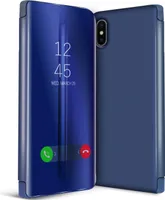Handy Klapp Tasche für Apple iPhone XS Max Hülle View Flip Case Schutz Cover