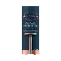 King C. Gillette Double Edge Safety Razor žiletkový holicí strojek + 5 žiletek