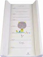 Prebaľovacia podložka Cangaroo 50 x 80 cm Yogi, bočný okraj, integrovaná meracia páska