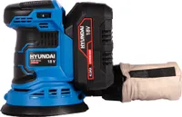 HYUNDAI Akku-Exzenterschleifer COS1801LI SET (18V, 1 x 4.0 Ah Akku, Ladegerät)