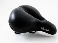 Bequemsattel P&P Goldi 619 schwarz, Uni, 255x240mm, 750g