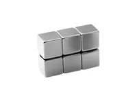 ALLboards magnet stříbrný kov 1,0 x 1,0 1,0 cm 6 ks
