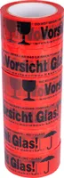 6 Rollen Paketklebeband leise abrollend PP Vorsicht Glas 50 mm x 66 m Packband