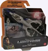 Mattel HHJ94 Disney Pixar Buzz Lightyear XL-01 Raumschiff 18 cm mit Minifigur Raumfahrer Astronaut Spielset Hyperspeed Series für Kinder
