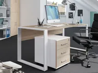 Schreibtisch Arbeitstisch Bürotisch Arbeitsplatz Computertisch Tisch "Hamburg II" Sonoma/Eiche