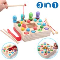 Kinderspielzeug Spielzeug Holz Pädagogische ab 3 jahre Memory Match Stick DE 