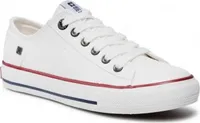 Damskie Skórzane Trampki BIG STAR II274001 Białe 37