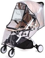 Universal Regenschutz für Kinderwagen wasserdicht und winddicht EVA Windschutz für Baby Pet Kinderwagen Kinderwagen Windschutz für Regen und Wind