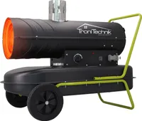 TroniTechnik® TT-HK-244 Heizkanone Dieselkanone Heizlüfter 20kW mit Handgriff, Rohrrahmen, Rädern und Abluftauslass