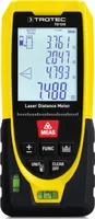 TROTEC Laser-Entfernungsmesser TD120 Distanzmessungen 120m Pythagoras-Funktionen