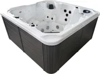 Outdoorwhirlpool Oasis Maxi Weiß včetně. Treppe und Abdeckung - 210 x 210 x 92cm