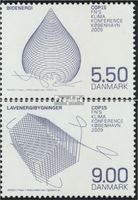 Briefmarken Dänemark 2009 Mi 1521-1522 (kompl.Ausg.) postfrisch Klima