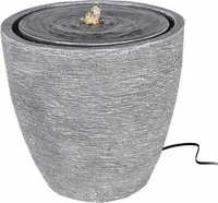 Fontána pokojová Homestyling KO-795202370 s LED osvětlením 35 cm Modern šedá