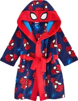 Spider-Man - Morgenmantel mit Kapuze für Jungen NS8599 (134) (Rot/Blau)