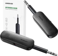 Ugreen přijímač Bluetooth vysílač mini jack 3,5 mm černý (CM403)