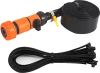 Trampolin Sprinkler Safe einfach zu installieren Kinder im Freien Spielen Wasser Sprinkler Jungen Mädchen Sommer Hinterhof Wasserpark Spaß Spielzeug-Orange ,Größen:XL