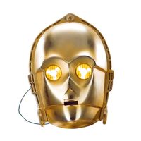 Star Wars - Party-Maske BN3823 (Einheitsgröße) (Gold/Gelb)