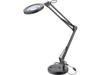 Extol Light 43160 Stolná lampa s lupou, napájanie USB, 2400 lm, 3 farby svetla, 5-násobné zväčšenie