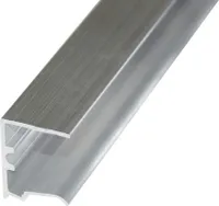 Gutta Alu U-Profil für 25 mm Doppelstegplatten L = 980 mm