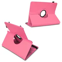 Tablet Hülle für Samsung Galaxy Tab A 10.1 2019 Tasche Schutzhülle Cover Drehbar, Farben:Pink