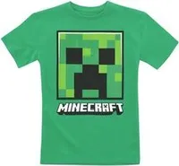 Minecraft - Creeper Face - Green T-Shirt - Größe S