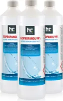 3x 1 L Isopropanol 99,9% in 1 Liter Flaschen