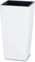 NABBI Plastový kvetináč DURS125 12,5 cm - biela
