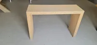 Schminktisch aus Loomgeflecht