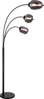 Globo Lighting Stehleuchte Metall schwarz matt, 3x E14