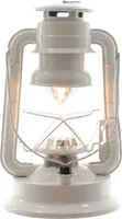 Laterne Sturmlaterne LED Licht Campinglampe Camping H 19,5 cm weiß