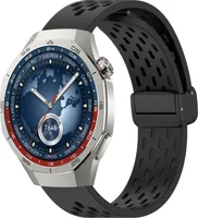 Pre Huawei Watch GT 5 Pro 46mm silikónový náramok s magnetickou sponou