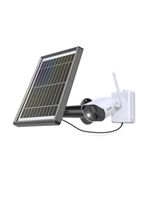 ZOSI 1080P HD Außen Akku Funk Überwachungskamera mit Solarpanel, PIR Bewegungsalarm, Flutlicht & Sirene Alarm