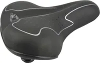 Siodełko rowerowe FISCHER elastomer czarny/biały