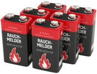 ANSMANN Alkaline Batterie E-Block 6LR61 9 Volt 6er Pack