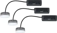 Paulmann 93887 2Easy Einbauleuchte Basis-Set Coin UltraSlim dim sat LED 3x6.8W 2700K 51mm
