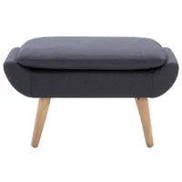 vidaXL Stolička tkanina 73 x 43 x 42 cm tmavě šedá