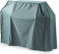 Lumaland Gartenmöbelabdeckung Grill Abdeckhaube - 152,4 x 63 x 125 cm - Grün/Grau